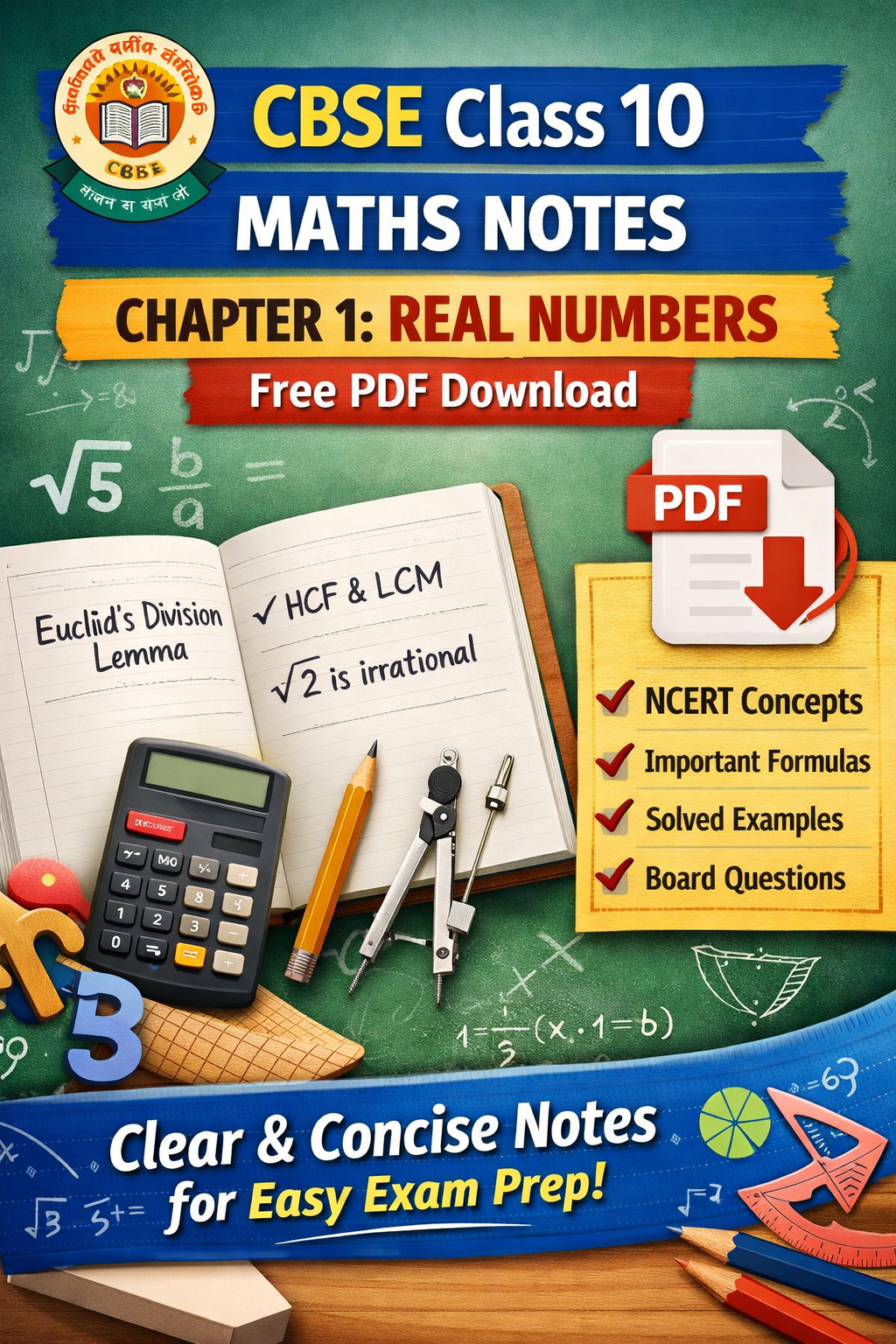 cbse class 10 maths notes chapter 1 real number cbse class 10 maths notes chapter 1 real number
